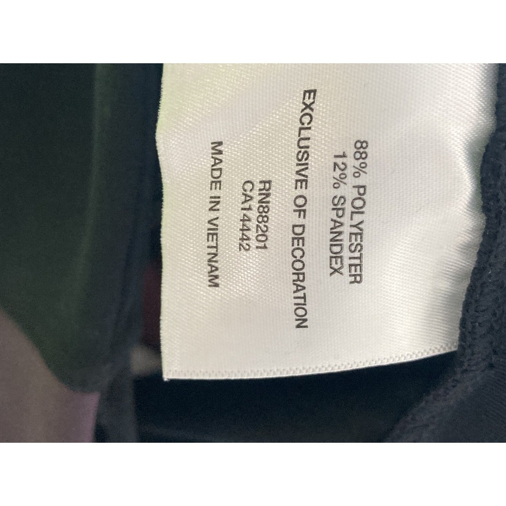 Mondetta Womens High Waisted Active‎ Legging Black RoseWood XS NWT Gym Workout - Picture 7 of 8